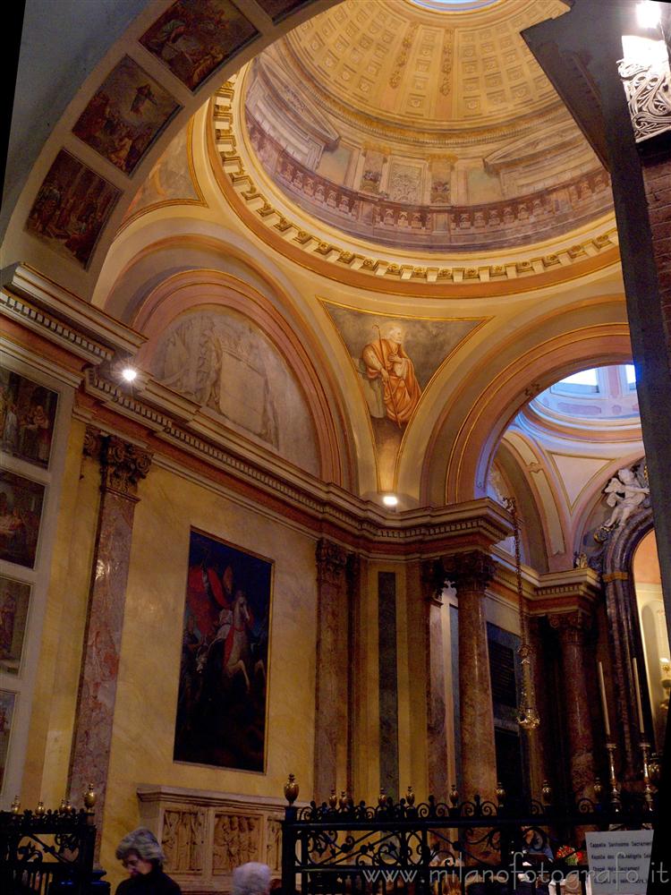 Milan (Italy) - One of the lateral chapels of the Sant Eustorgio Basilica